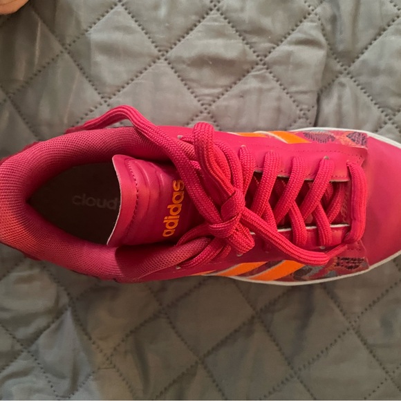 Adidas Vibrant Pink and Orange Sneakers - Picture 4 of 10